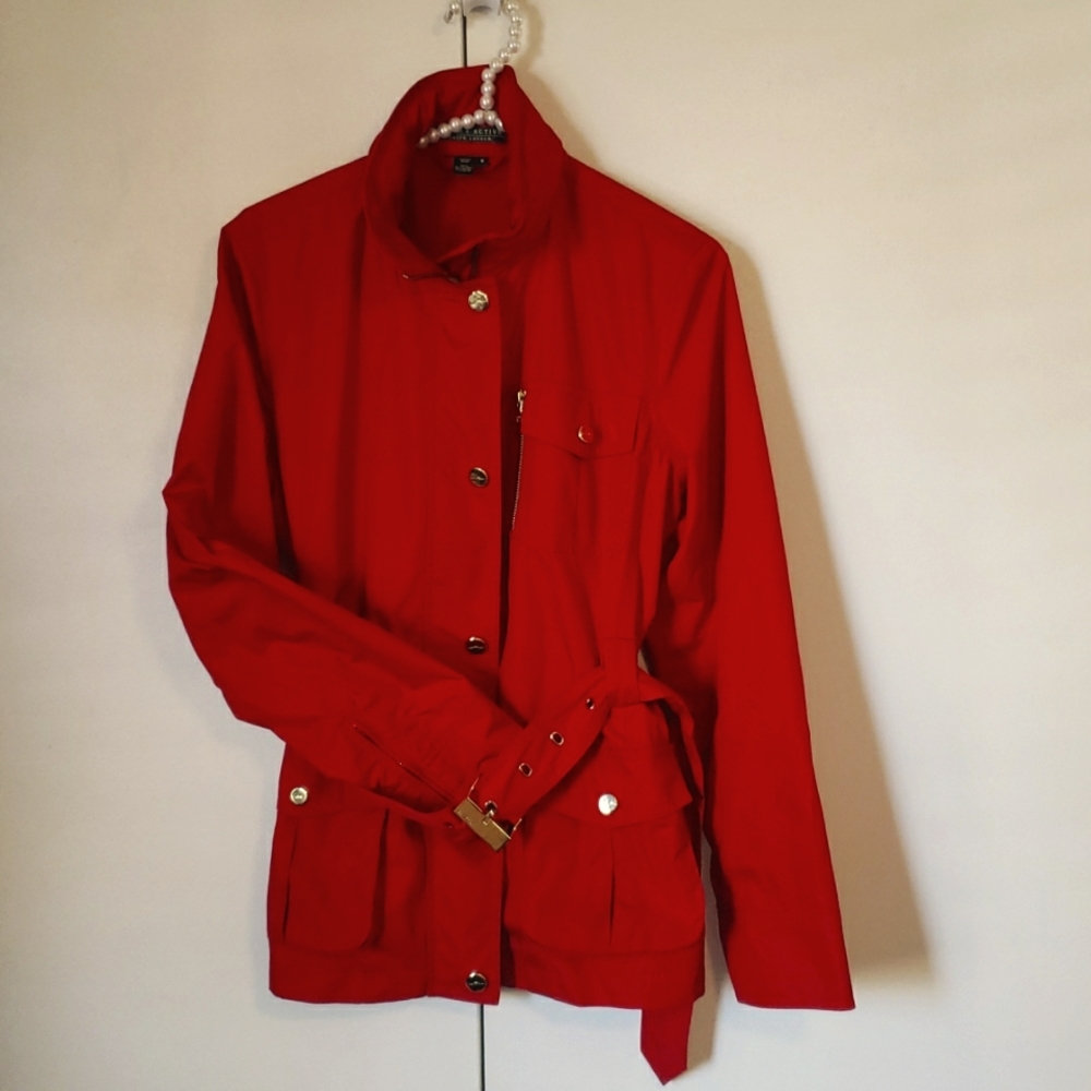 Ralph Lauren Womens Red Coat
